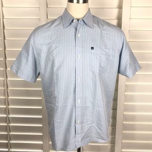 Quicksilver Mens Button-Up Short Sleeve NWOT Large